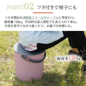 オムニウッティ 10L L ふた付きバケツ 収...の詳細画像4