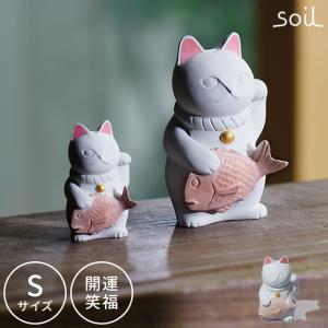 奥飛騨土鈴 招き猫 大サイズ 招き猫89【岐阜】奥飛騨土鈴/古民芸かじの - 郷土玩具/招き猫十八番