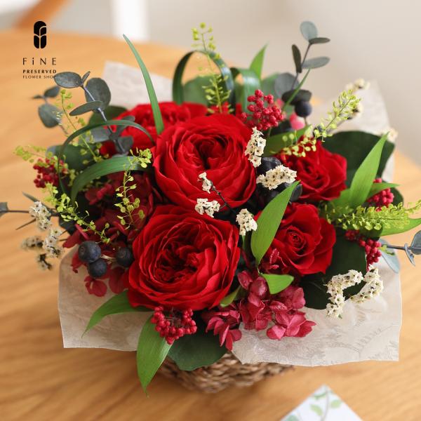 プリザーブドフラワー エレン 誕生日プレゼント 女友達 誕生日 30 40 50 代 ギフト プレゼ...