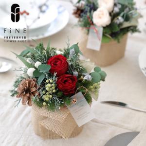 プリザーブドフラワー アレンジメント クリスマス フルール ノエル 結婚祝い ドライフラワー 恋人 ギフト 女性 クリスマスアレンジ テーブルフラワー Ag352 プリザーブドフラワーfine 通販 Yahoo ショッピング