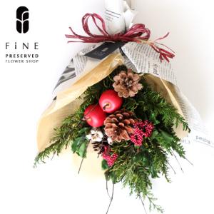 クロンヌ・ドゥ・ノエル プリザーブドフラワー クリスマス リース 特大