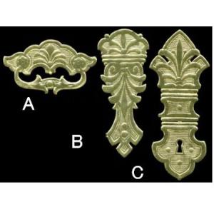 ゴールドブレイド＆メダリオン　567-6050　飾り金具３種類