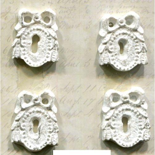 エレガントパーツ樹脂製　かぎ穴　580-0644　４ヶセット