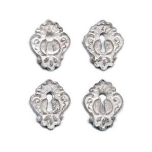 エレガントパーツ樹脂製　飾りパーツ　580-0648　４ヶセット