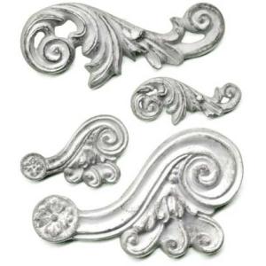 エレガントパーツ樹脂製　飾りパーツ　580-0710　４ヶセット