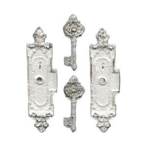 エレガントパーツ樹脂製　飾りパーツ　580-0818　４ヶセット