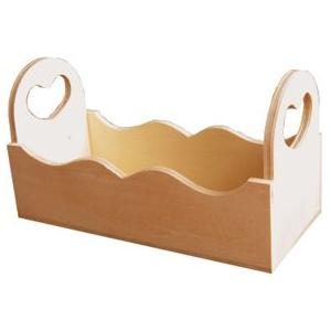 無塗装白木素材　 ケーキ用フォーク＆スプーン入れ　cw-386