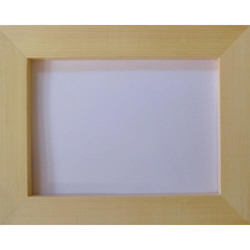 お好みのカラーで仕上げる　無塗装白木素材 　フォトフレーム　六っ切り　cw-773　 203×254