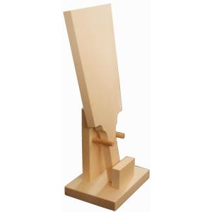 ファインホームのトールペイント用無塗装白木素材　羽子板セットミニ （台付）cw-922