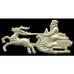 ゴールドブレード＆ゴールドメダリオン　566-7232　サンタとソリ