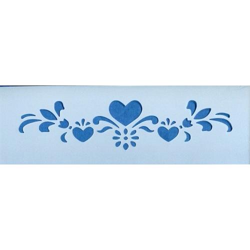 ファインホームの特大ステンシルシート　ステンシル部分の長さ58cm特大サイズ　壁・家具・ドアのワンポ...