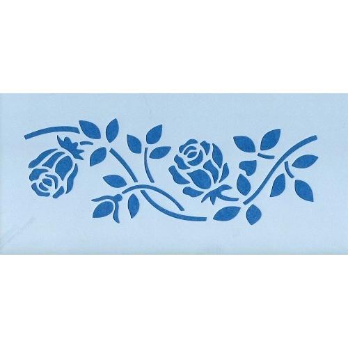 ファインホームの特大ステンシルシート　ステンシル部分の長さ58cm特大サイズ　壁・家具・ドアのワンポ...