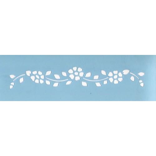 ファインホームの特大ステンシルシート　ステンシル部分の長さ58cm特大サイズ　壁・家具・ドアのワンポ...