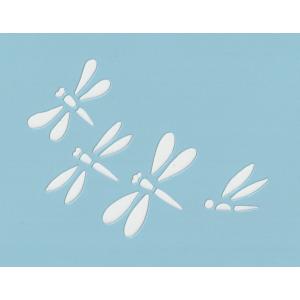 ファインホームのステンシルシート　fh-181s　赤とんぼ