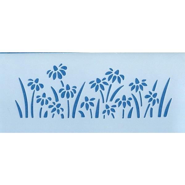 ファインホームの特大ステンシルシート　ステンシル部分の長さ58cm特大サイズ　壁・家具・ドアのワンポ...