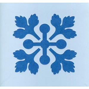 ファインホームのステンシルシート　ハワイアンキルト　パンの木Lサイズ　　fh-818L