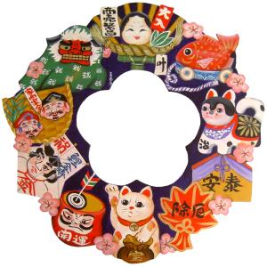 ご自分で描く図案付トールペイント白木素材セット cwk-133 スカラップ