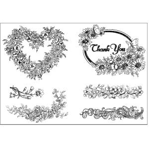 ファインホームのシルクスクリーン　sis-017　花柄