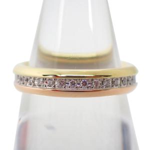 【中古】Ponte Vecchio/ポンテヴェキオ K18トリプルカラー ダイヤモンド リング 10.5 号[g164-25]｜fine-jewellery