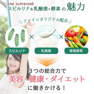 スーパーフード スピルリナ&乳酸菌×酵素 30...の詳細画像3