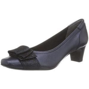 リズ ラフィーネ パンプス RRLF23230 レディース ネイビー 22.5 cm