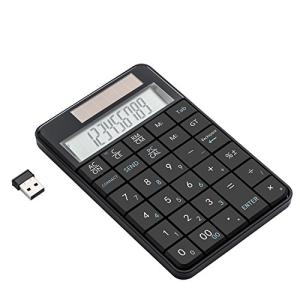MCSaite 電卓&無線テンキー 2in1 ワイヤレス数字キーボード