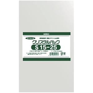 シモジマ ヘイコー 透明 OPP袋 クリスタルパック 15×25cm 100枚 S15-25 006738600