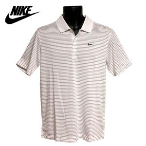 ゴルフウェア メンズ / NIKE ビクトリーストライプ半袖 シャツ ゴルフシャツ 587173  （M,L,XLサイズ）