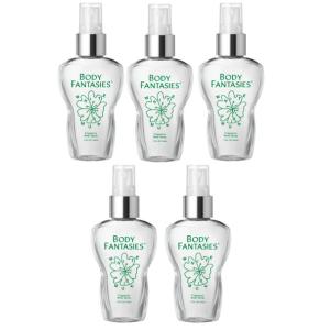 ボディファンタジー ボディスプレー ホワイトムスク 50ml×5本セット  FITS