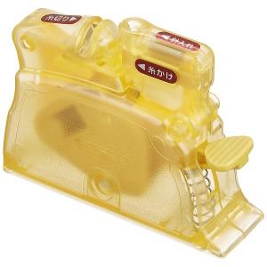 デスクスレダー Clover 卓上型糸通し器 イエロー 10-517