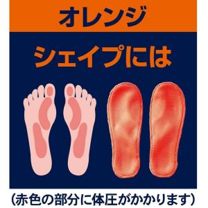 ガチ押し健康ルームサンダル メンズふみっぱ オレンジの詳細画像3