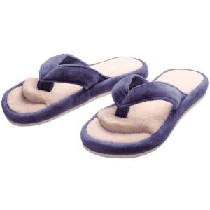 アルファックス あしゆびストレッチスリッパ ネイビー