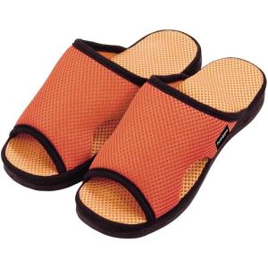 ガチ押し健康ルームサンダル ふみっぱ オレンジ　アルファックス