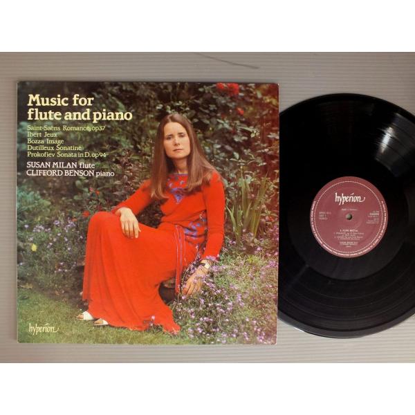 ●独LP SUSAN MILAN-CLIFFORD BENSON/MUSIC FOR FLUTE&amp;P...