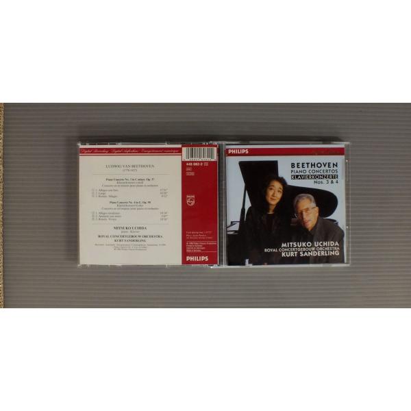 ★独CD 内田光子＆ザンデルリング/BEETHOVEN-PIANO CONC. NOS 3 &amp; 4 ...