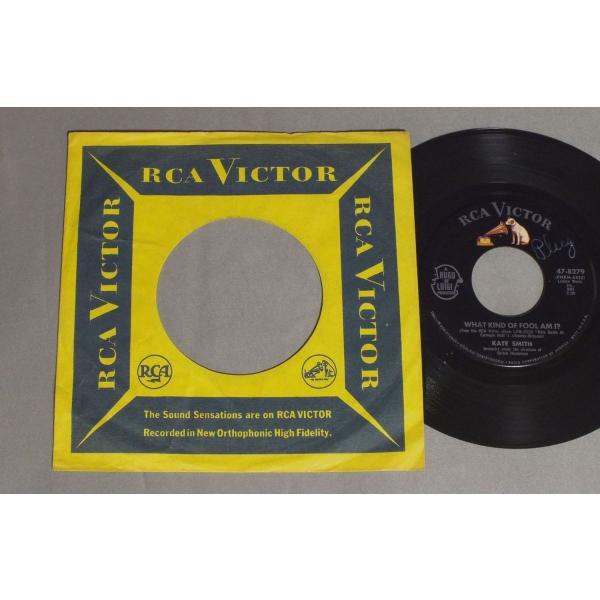 ●米7inch KATE SMITH/WHAT KIND OF FOOL AM I ? ○
