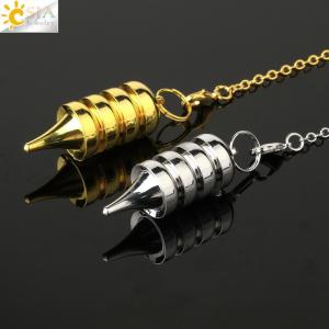 ペンダント シルバー カラー メタル ネックレ...の詳細画像1