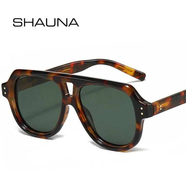 サングラス  黄 イエロー 青 ブルー スクエア レトロ レディース メンズ リベット ダブル ブリ...