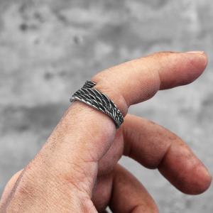 リング 指輪 エンジェル ウィング ステンレス...の詳細画像3