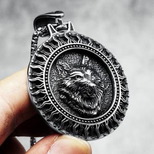 ネックレス ペンダント ライオン ステンレス ...の詳細画像1