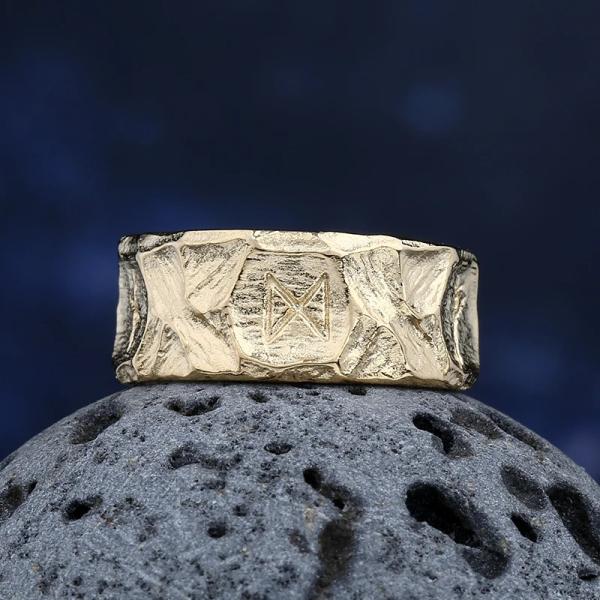 指輪 リング  ハイキング ステンレス レトロ メンズ 新しい 316L スチール オーディン 北欧...