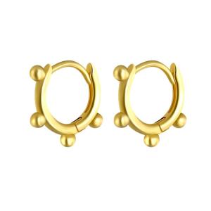 ピアス シルバー クロス ラウンド フープ レディース｜finejewelrys