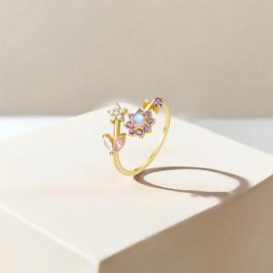 指輪 リング シルバー ストーン シンプル ス...の詳細画像5