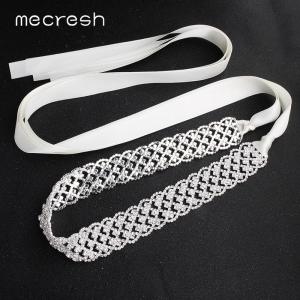 サッシュベルト ストーン ハンドメイド 白 ホワ...の商品画像