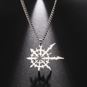 ペンダント ネックレス 星 スター ステンレス レース メンズ｜finejewelrys