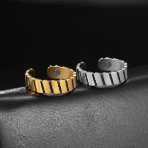 指輪 リング 磁気 ステンレス リング 健康 フリーサイズ メンズ｜finejewelrys