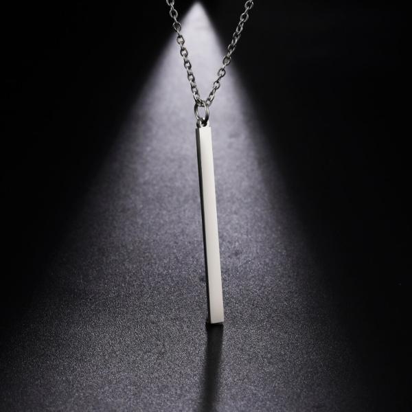 ペンダント ネックレス ステンレス チェーン メタル ロング シンプル レース レディース メンズ ...