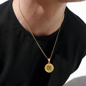 ペンダント ネックレス ステンレス レース 防水 メンズ｜finejewelrys