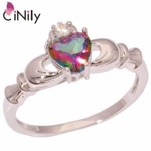 天然石 ミスティックトパーズ クロスフローリー 百合の花の十字紋章