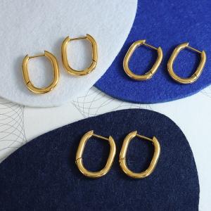 ピアス ステンレス ゴールド フープ レディース｜finejewelrys